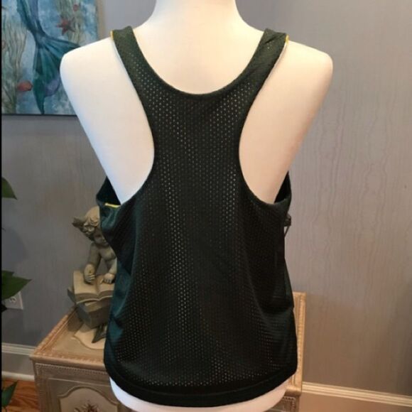 University of Oregon Reversible Stripe Solid Jersey Racerback Mesh Tank Top Sz M - Picture 5 of 7
